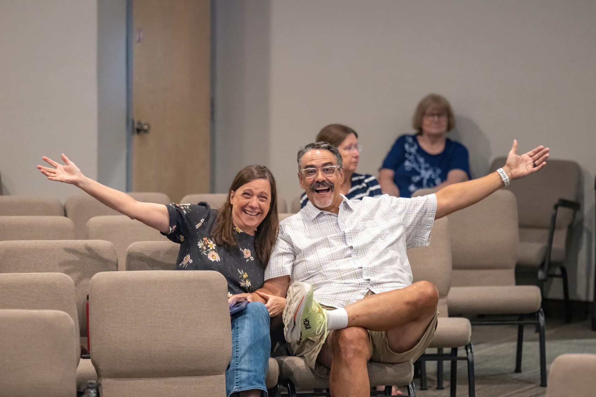Sunday worship at Crossroads