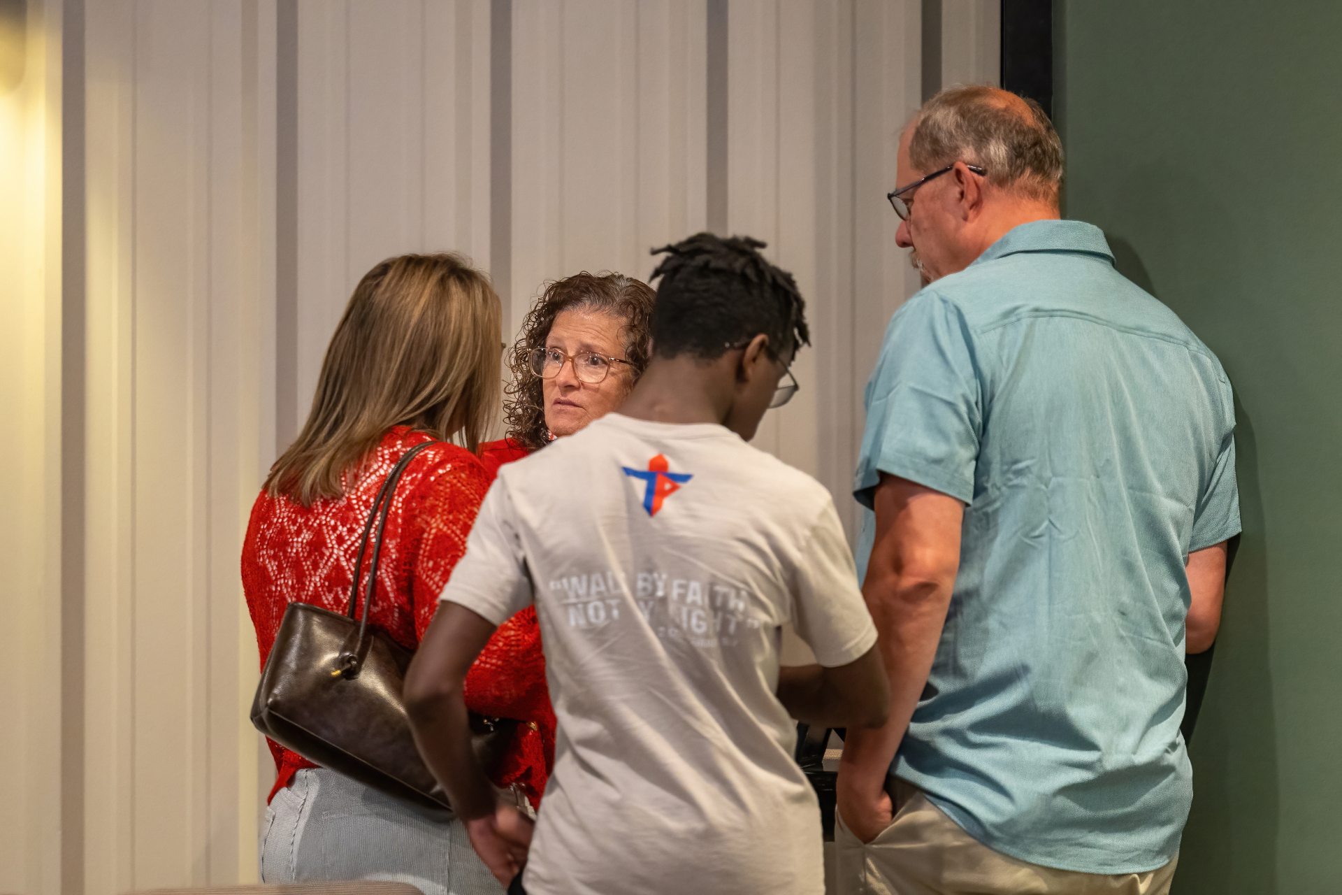 People connecting and serving together